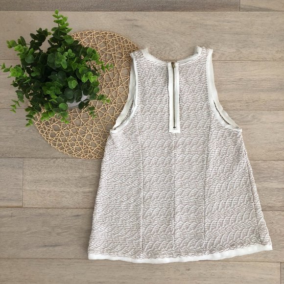 Anthropologie Textured Pattern Sleeveless Top - Picture 5 of 10